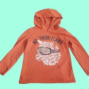 Old Navy No Prob-llama Hooded Jacket Hoodie 4T
